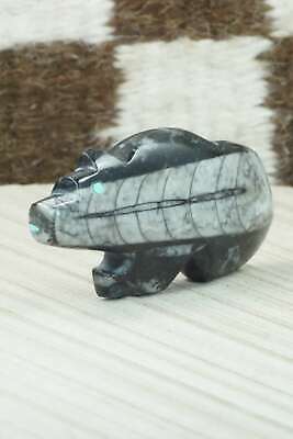 Bear Zuni Fetish Carving - Bernard Laiwakete