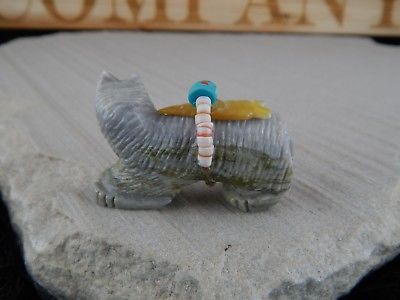 Bear - Zuni Fetish - Jeffery Yunie - Zuni Bear Carving - Native American - High Lonesome Trading