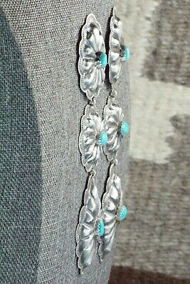 Turquoise & Sterling Silver Earrings - Rita Lee