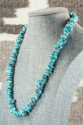 Turquoise and Sterling Silver Necklace - Navajo