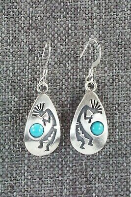 Turquoise & Sterling Silver Earrings - Sharon McCarthy