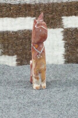 Cat Zuni Fetish Carving - Kenny Chavez