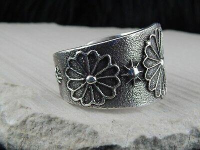 Navajo Sterling Silver Bracelet - Delbert Arviso - High Lonesome Trading
