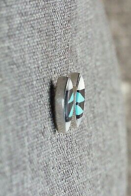 Multi Stone Inlay & Sterling Silver Earrings - Monica Johnson