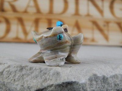Frog Zuni Fetish Carving - Rick Quam - High Lonesome Trading