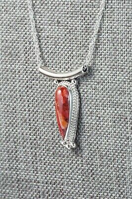 Spiny Oyster & Sterling Silver Necklace - Sharon McCarthy