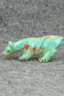 Mountain Lion Zuni Fetish Carving - Andres Quandelacy