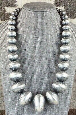 Sterling Silver Navajo Pearl Necklace - Preston Haley
