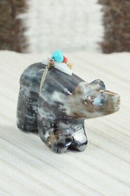 Bear Zuni Fetish Carving - Stewart Alanzo