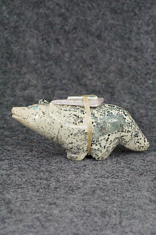Wolf Zuni Fetish Carving - Delvin Leekya