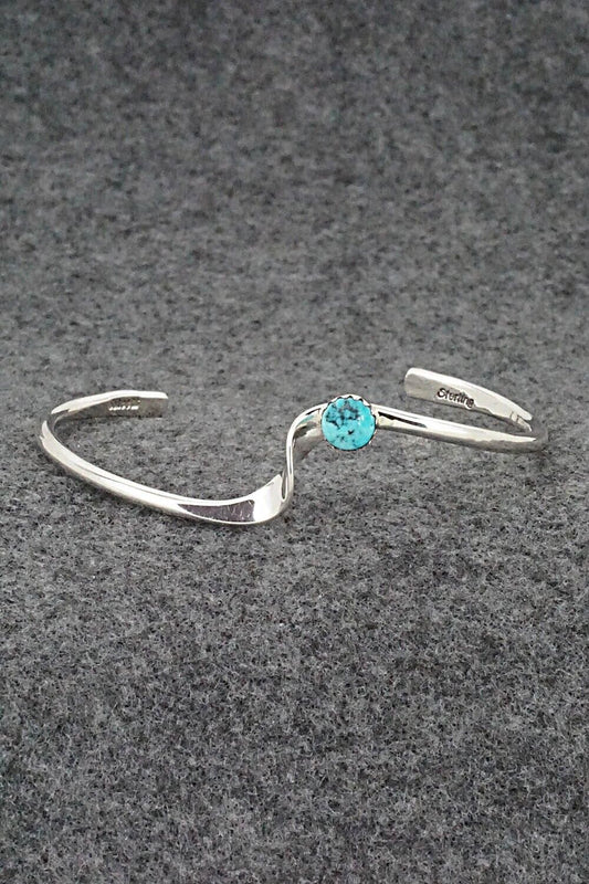 Turquoise & Sterling Silver Bracelet - Yolanda Skeets
