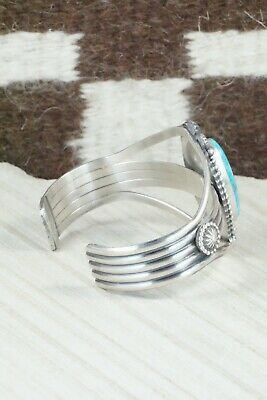 Turquoise & Sterling Silver Bracelet - Michael Calladitto