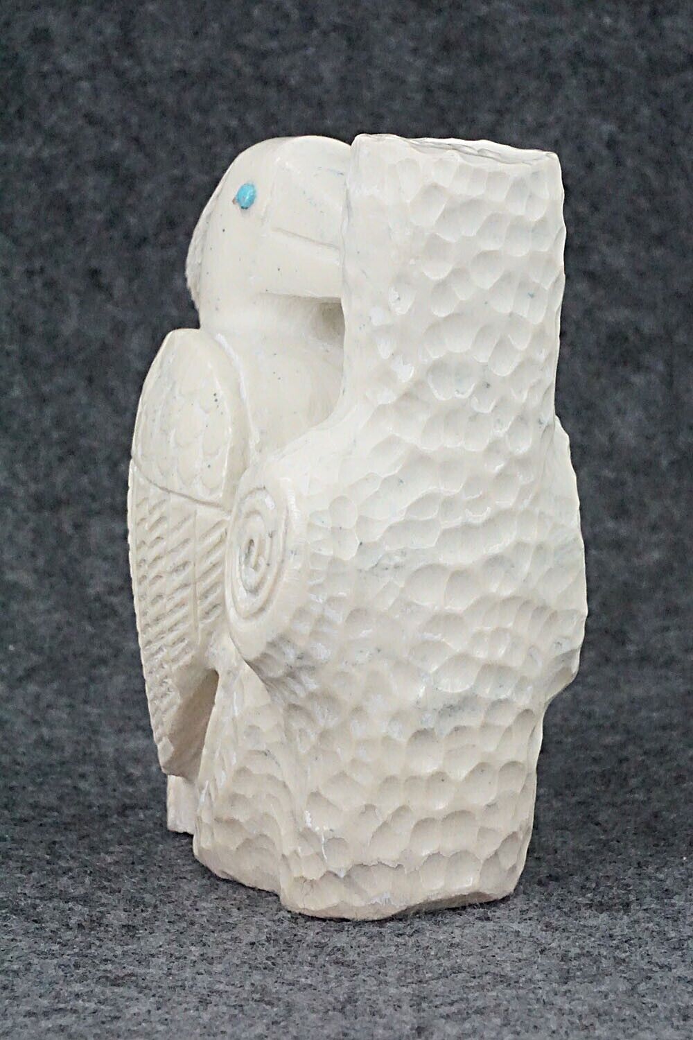 Woodpecker Zuni Fetish Carving - Carlton Kaamasee