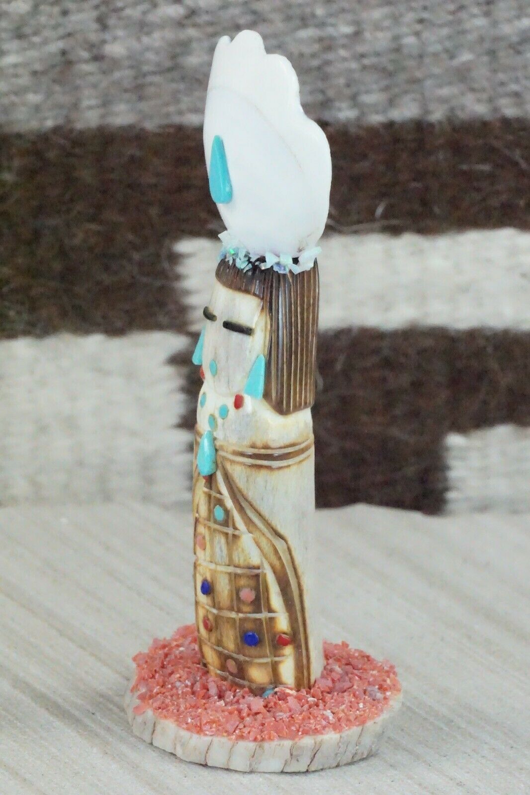 Corn Maiden Zuni Fetish Carving - Sullivan Shebola