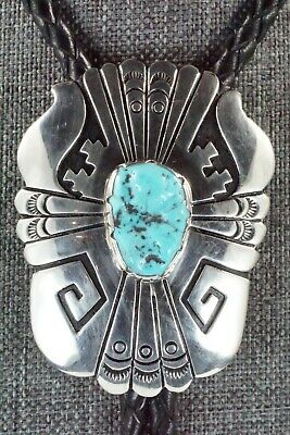 Turquoise & Sterling Silver Bolo Tie - Richard Singer