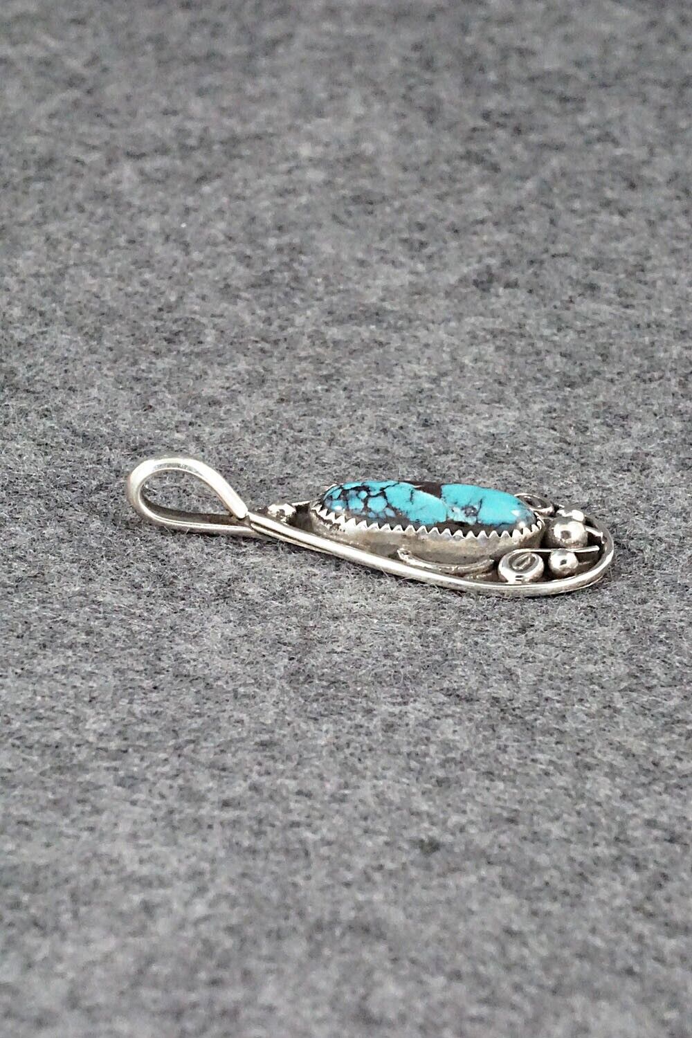 Turquoise & Sterling Silver Pendant - Priscilla Reeder