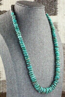 Turquoise & Sterling Silver Necklace - Navajo