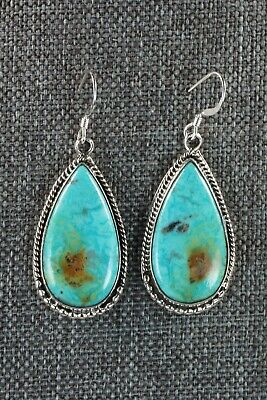 Navajo Turquoise & Sterling Silver Earrings - Sharon McCarthy