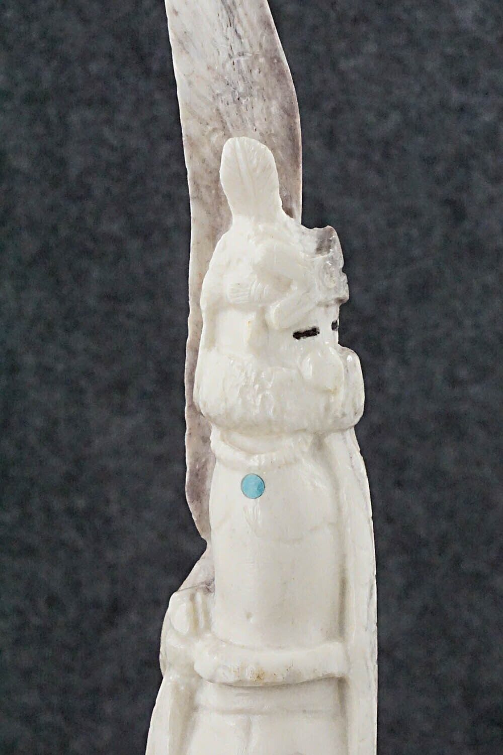 Shalako Dancer Zuni Fetish Carving - Maxx Laate