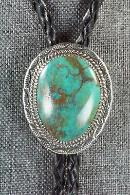 Turquoise & Sterling Silver Bolo Tie - Alvin Joe