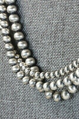 Navajo Sterling Silver Pearl Necklace - Jan Mariano