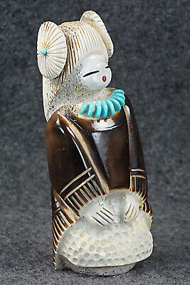 Corn Maiden Zuni Fetish Carving - Claudia Peina