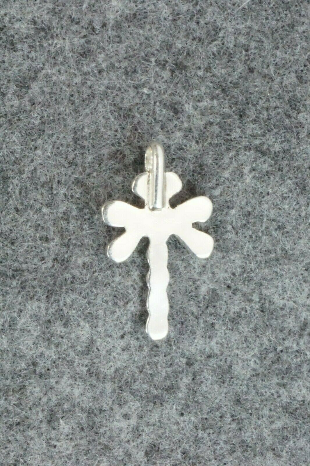 Turquoise & Sterling Silver Pendant - Zuni