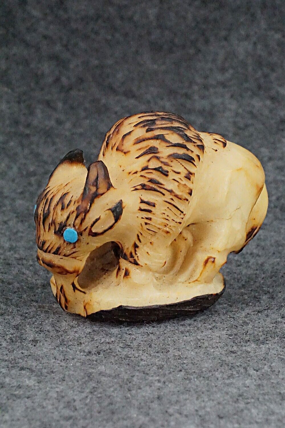 Buffalo Zuni Fetish Carving - Chris Nastacio