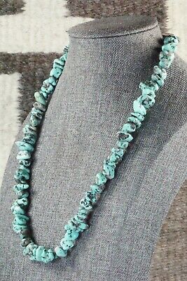 Turquoise & Sterling Silver Necklace - Louise Joe