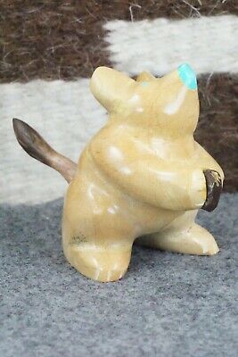 Mouse Zuni Fetish Carving - Enrike Leekya