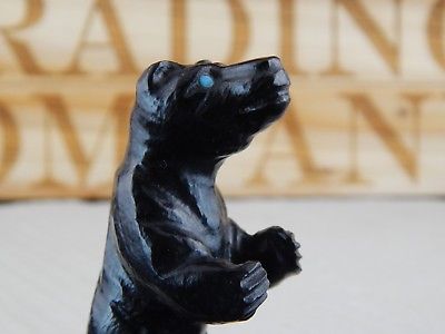 Bear Zuni Fetish Carving - Herbert Him - High Lonesome Trading
