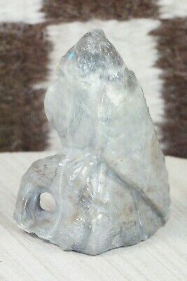 Owl Zuni Fetish Carving - Derrick Kaamasee