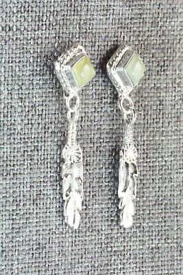 Turquoise & Sterling Silver Earrings - Anissa Martinez