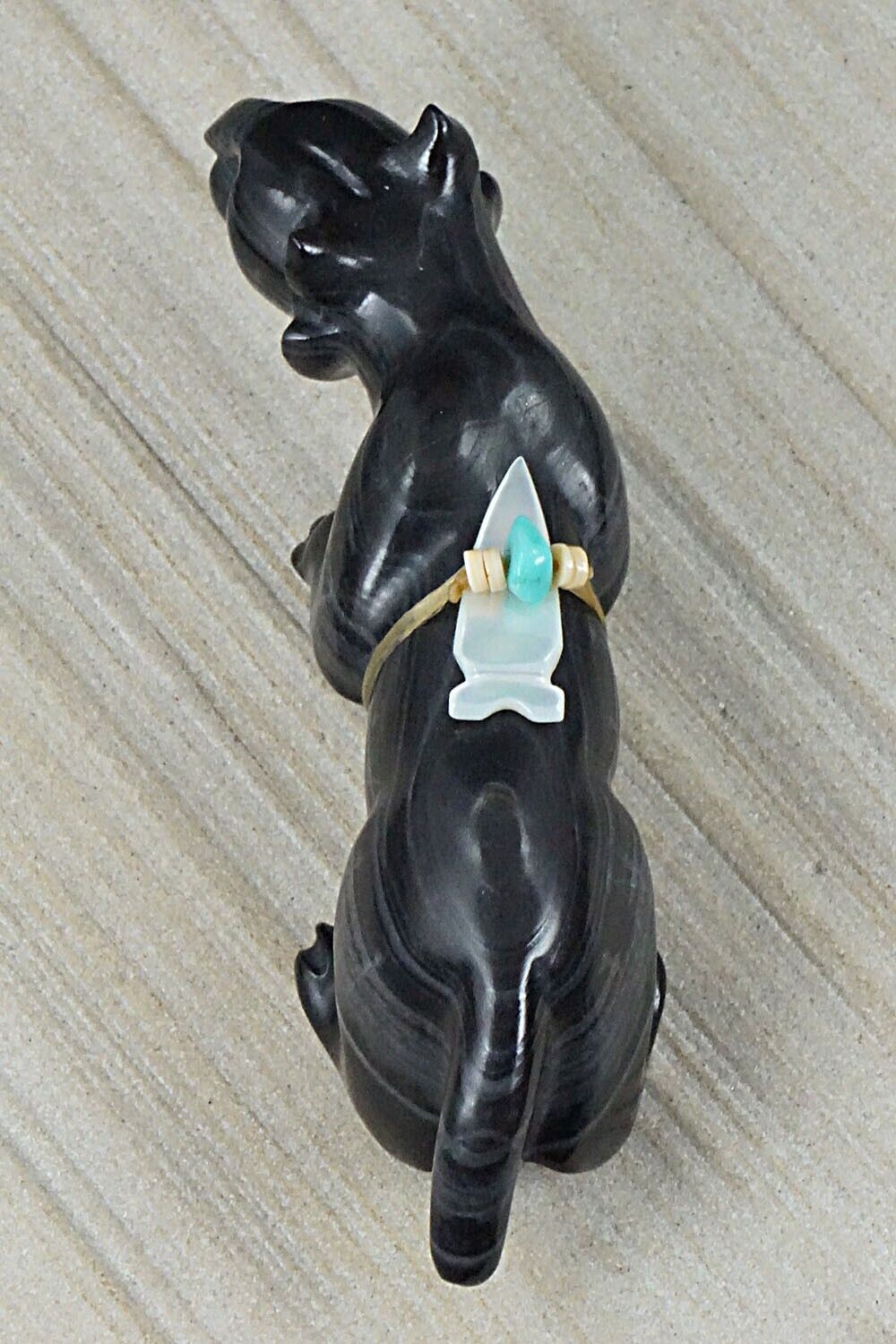 Bobcat Zuni Fetish Carving - Albert Eustace
