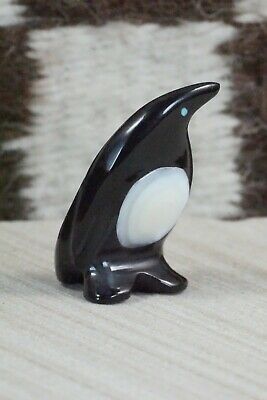 Penguin Zuni Fetish Carving - Calvert Bowannie