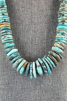 Turquoise & Sterling Silver Necklace - Navajo