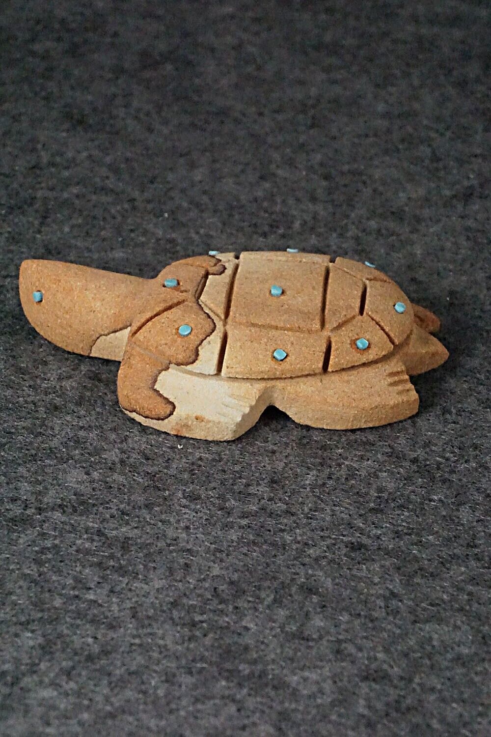 Turtle Zuni Fetish Carving - Brandon Phillips