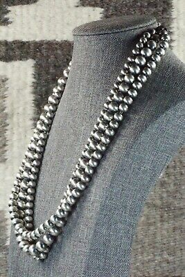 3 Strand Sterling Silver Necklace - Jan Mariano - High Lonesome Trading