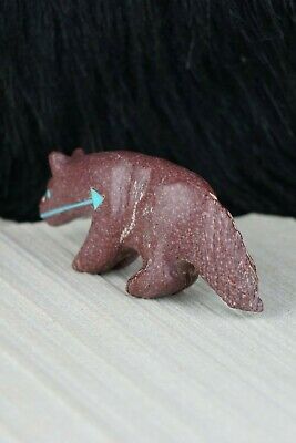 Wolf Zuni Fetish Carving - Andres Quandelacy - High Lonesome Trading
