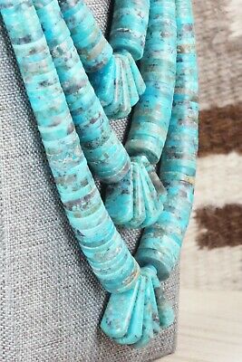 Turquoise & Sterling Silver Necklace - Lupe Lovato