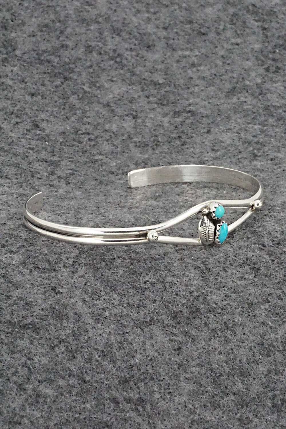 Turquoise and Sterling Silver Bracelet - Betty Hawthorne