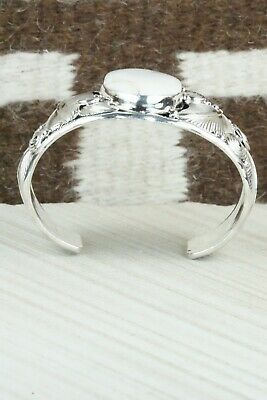 White Buffalo & Sterling Silver Bracelet - Darrell Morgan