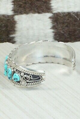 Turquoise & Sterling Silver Bracelet - Anthony Brown