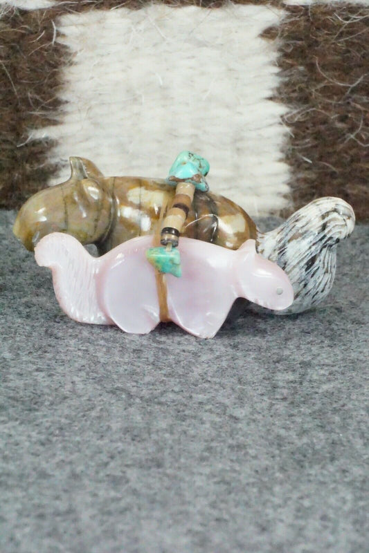 Squirrel Zuni Fetish Carving - Daisy Natewa - High Lonesome Trading