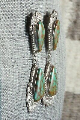 Turquoise and Sterling Silver Earrings - Ella Linkin
