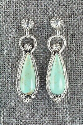 Turquoise & Sterling Silver Earrings - Verley Betone
