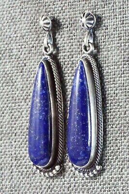 Lapis & Sterling Silver Earrings - Verley Betone