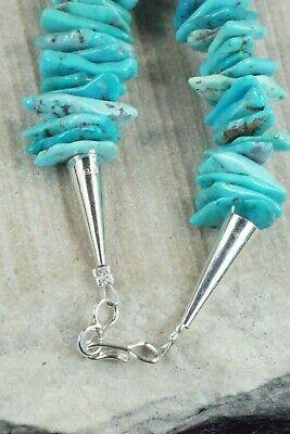 Turquoise & Sterling Silver Necklace - Louise Joe - High Lonesome Trading