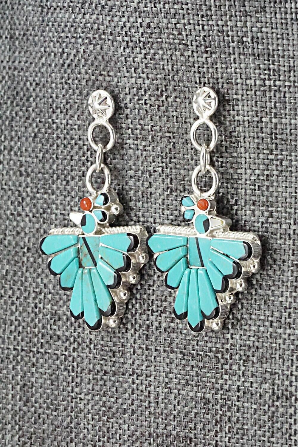 Multi Stone & Sterling Silver Earrings - Michelle Peina