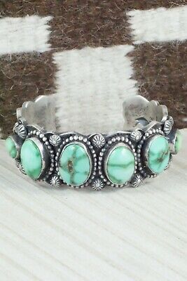 Turquoise & Sterling Silver Bracelet - Shawn Cayatineto